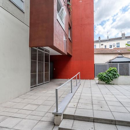 Superbe Appartement 1Min Metro7 Rez-De-Chaussee Aubervilliers Esterno foto