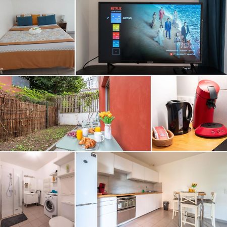 Superbe Appartement 1Min Metro7 Rez-De-Chaussee Aubervilliers Esterno foto