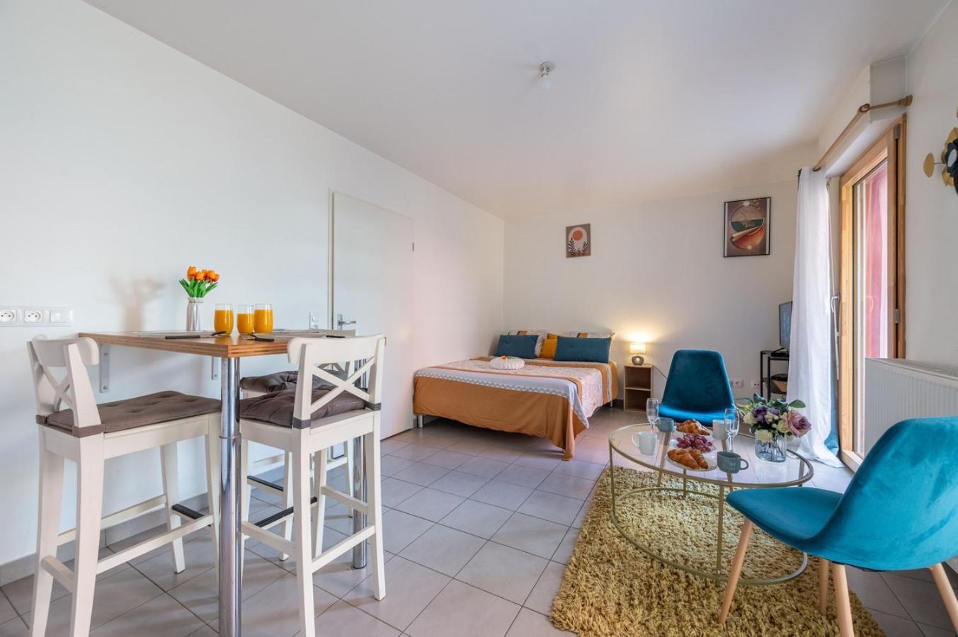 Superbe Appartement 1Min Metro7 Rez-De-Chaussee Aubervilliers Esterno foto